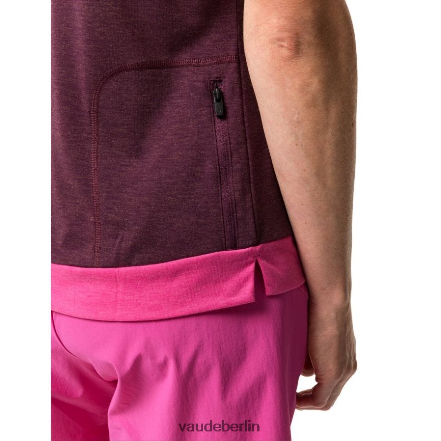 VAUDE Altissimo Q-Zip Radsportshirt Cassis Kleidung HLT448664