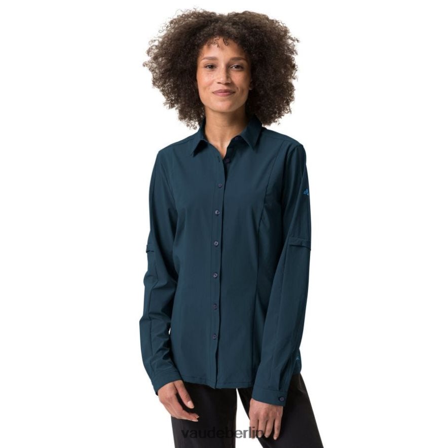 VAUDE Farley-Stretchhemd dunkles Meer Kleidung HLT448692