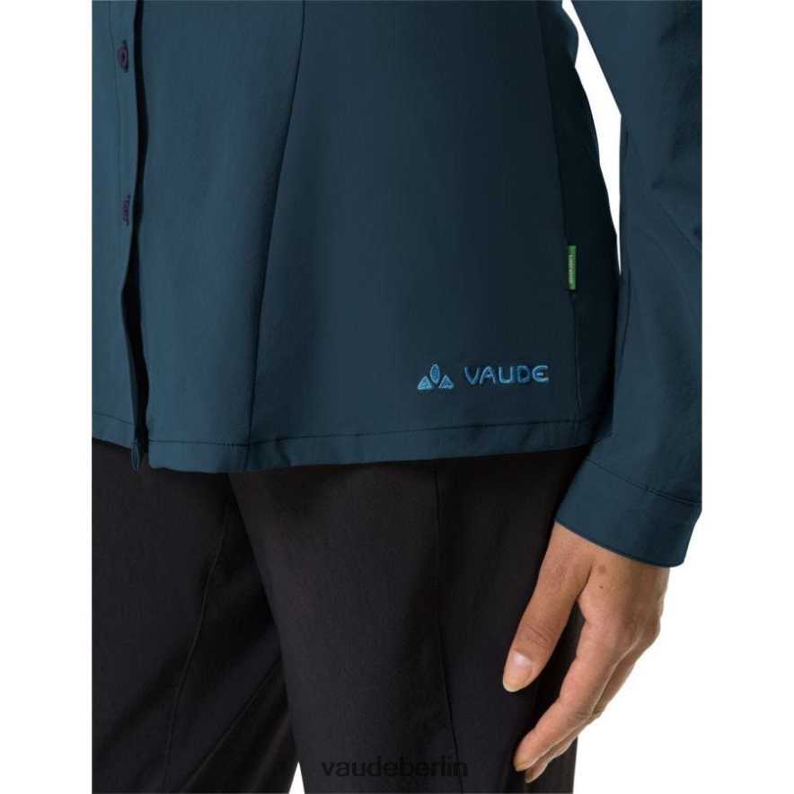 VAUDE Farley-Stretchhemd dunkles Meer Kleidung HLT448692