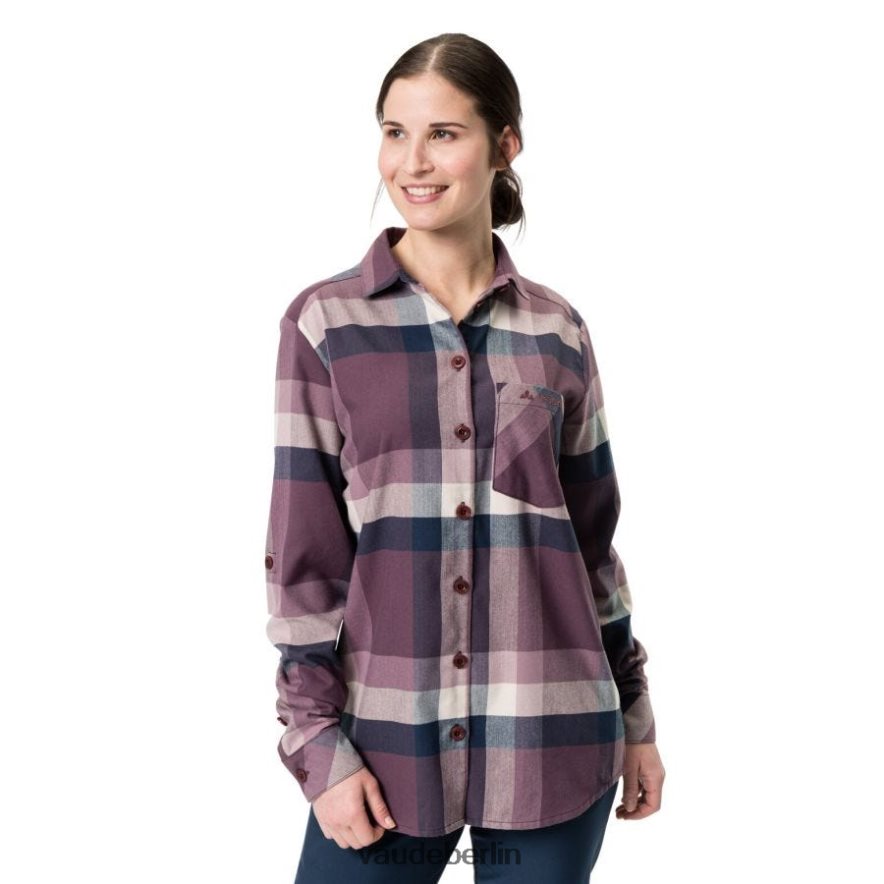 VAUDE Farsund II Langarmshirt dunkle Kirsche Kleidung HLT448885