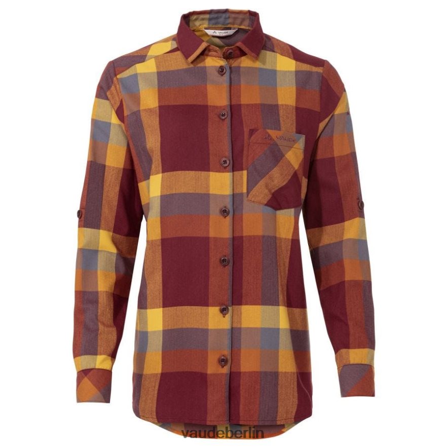 VAUDE Farsund II Langarmshirt dunkle Kirsche Kleidung HLT448886