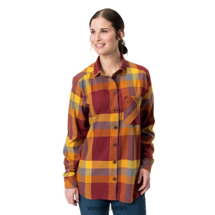 VAUDE Farsund II Langarmshirt dunkle Kirsche Kleidung HLT448886