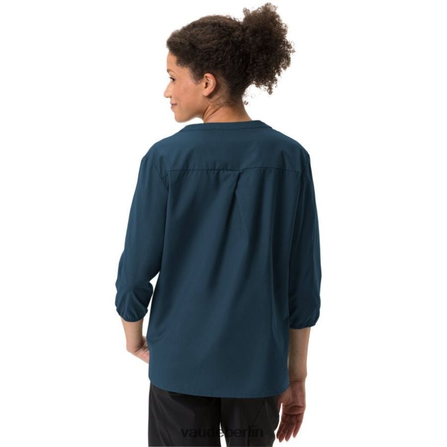 VAUDE Skomer-Bluse mit 3/4-Ärmeln dunkles Meer Kleidung HLT448633
