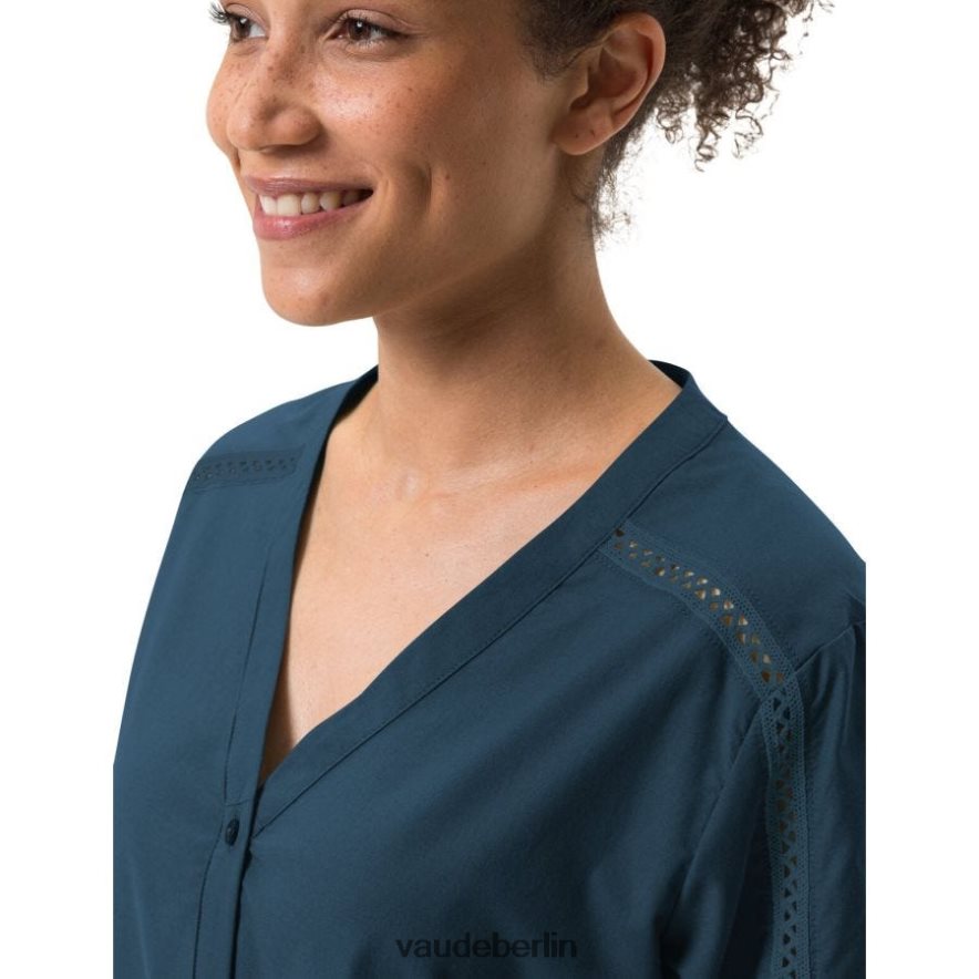 VAUDE Skomer-Bluse mit 3/4-Ärmeln dunkles Meer Kleidung HLT448633