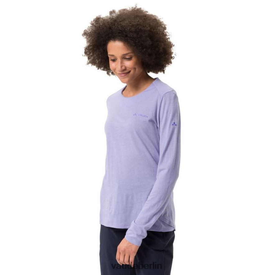 VAUDE Yaras Langarmshirt Pastellflieder Kleidung HLT448655