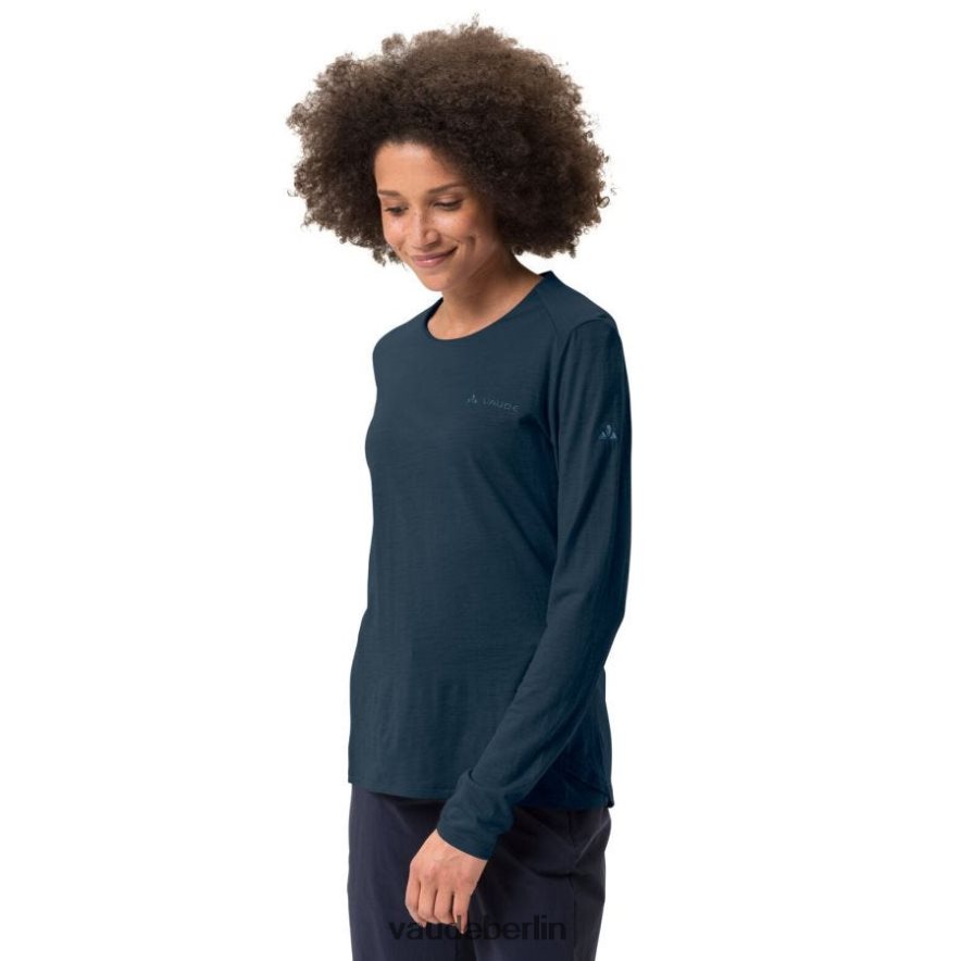 VAUDE Yaras Langarmshirt dunkles Meer Kleidung HLT448657