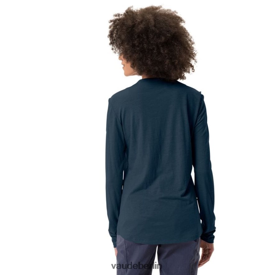 VAUDE Yaras Langarmshirt dunkles Meer Kleidung HLT448657