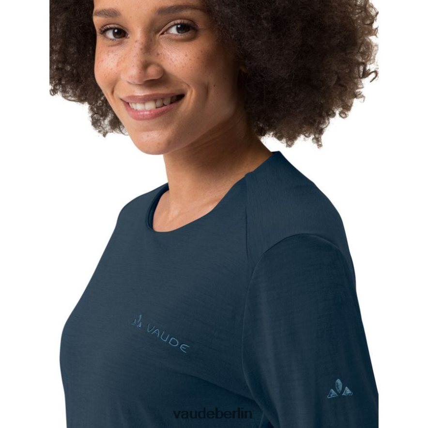 VAUDE Yaras Langarmshirt dunkles Meer Kleidung HLT448657