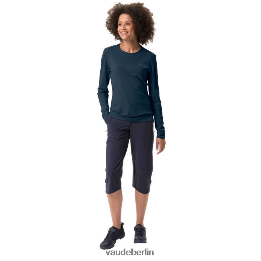 VAUDE Yaras Langarmshirt dunkles Meer Kleidung HLT448657