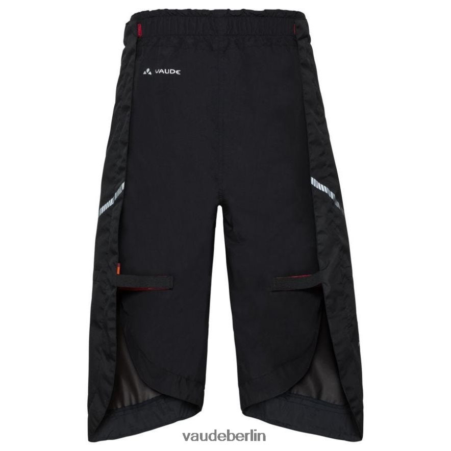 VAUDE Fahrradchaps Regenüberhose Schwarz Kleidung HLT4481149