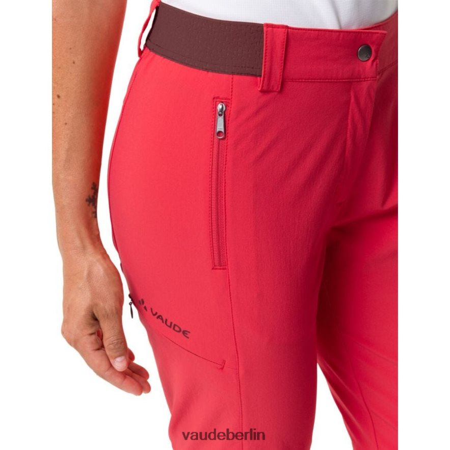 VAUDE Farley Stretch Capri Zip-Off T-Zip III abnehmbare Hose Flamme Kleidung HLT448384