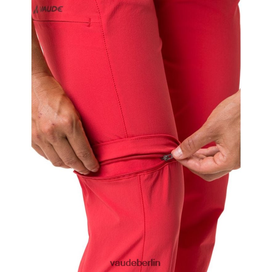 VAUDE Farley Stretch Capri Zip-Off T-Zip III abnehmbare Hose Flamme Kleidung HLT448384