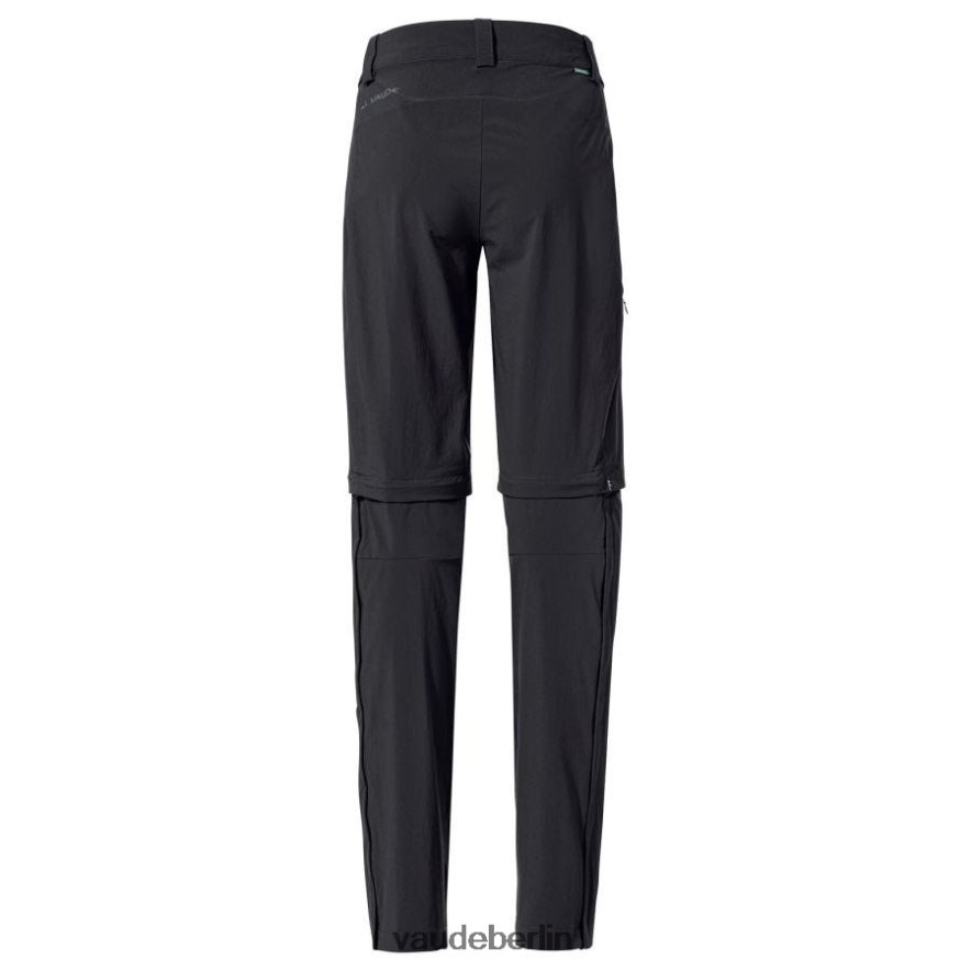VAUDE Farley Stretch Capri Zip-Off T-Zip III abnehmbare Hose Schwarz Kleidung HLT448380