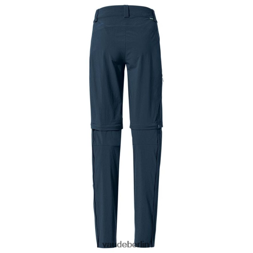 VAUDE Farley Stretch Capri Zip-Off T-Zip III abnehmbare Hose dunkles Meer Kleidung HLT448386