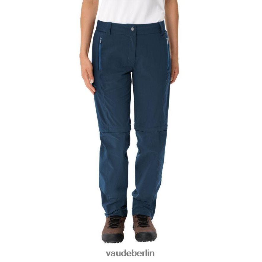 VAUDE Farley Stretch Capri Zip-Off T-Zip III abnehmbare Hose dunkles Meer Kleidung HLT448386