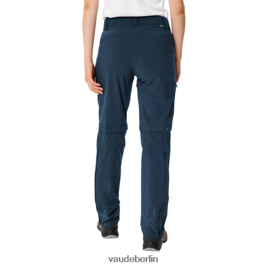 VAUDE Farley Stretch Capri Zip-Off T-Zip III abnehmbare Hose dunkles Meer Kleidung HLT448386