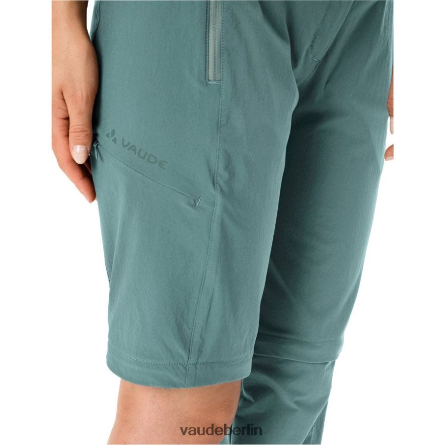 VAUDE Farley Stretch Capri Zip-Off T-Zip III abnehmbare Hose staubiges Moos Kleidung HLT448382