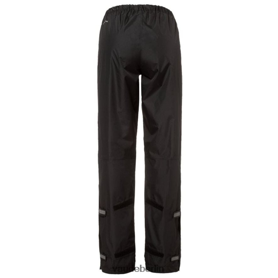 VAUDE Fließende Regenhose Schwarz Kleidung HLT448560