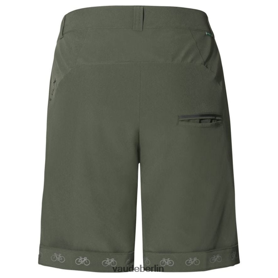 VAUDE Radfahrer-Shorty-Radhose khaki Kleidung HLT448535