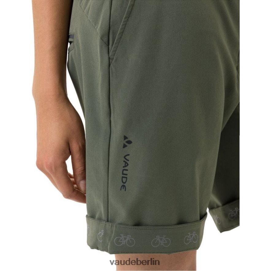 VAUDE Radfahrer-Shorty-Radhose khaki Kleidung HLT448535