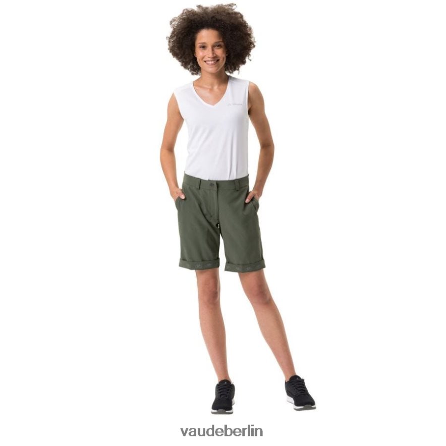 VAUDE Radfahrer-Shorty-Radhose khaki Kleidung HLT448535