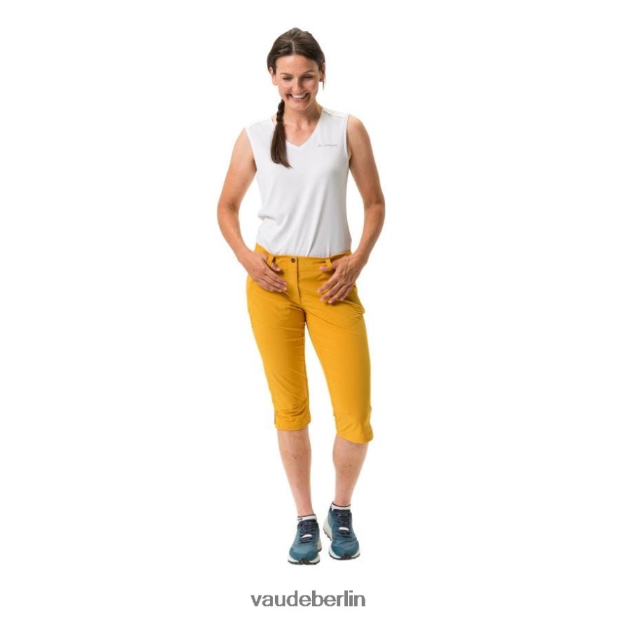 VAUDE Skomer Caprihose gelb verbrannt Kleidung HLT448529