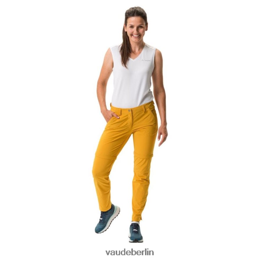 VAUDE Skomer II Zip-Off-Hose gelb verbrannt Kleidung HLT448540
