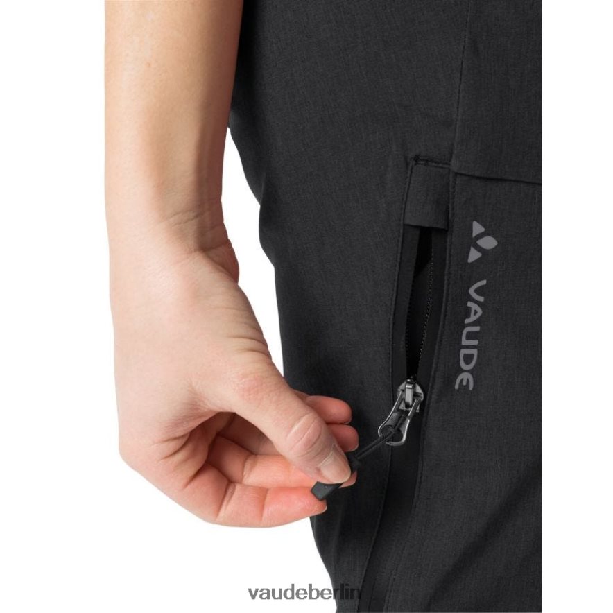 VAUDE Yaras Fahrrad-Regenhose Schwarz Kleidung HLT448591