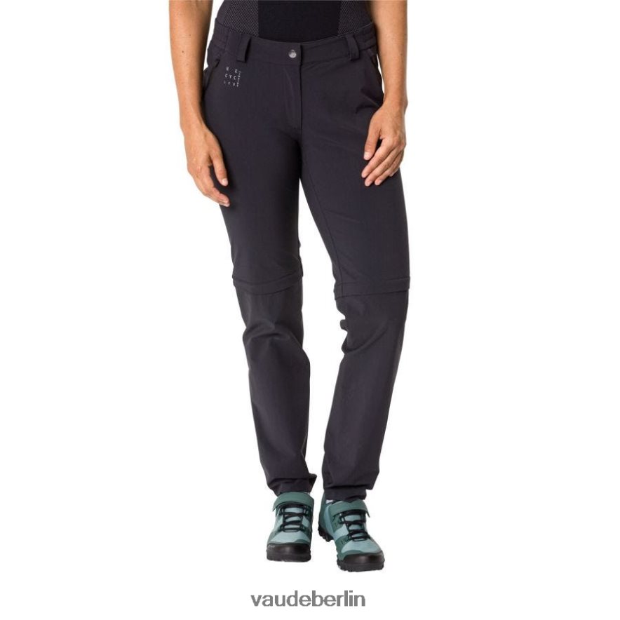 VAUDE Yaras abnehmbare Radhose mit Reißverschluss Schwarz Kleidung HLT448432