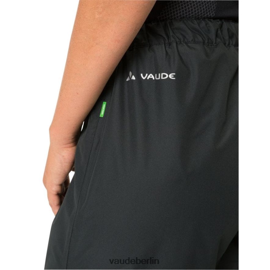 VAUDE fließende Regenhose Schwarz Kleidung HLT448527