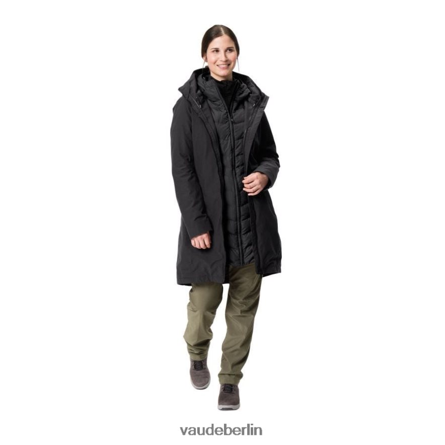 VAUDE Annecy 3-in-1-III-Mantel Schwarz Kleidung HLT448261