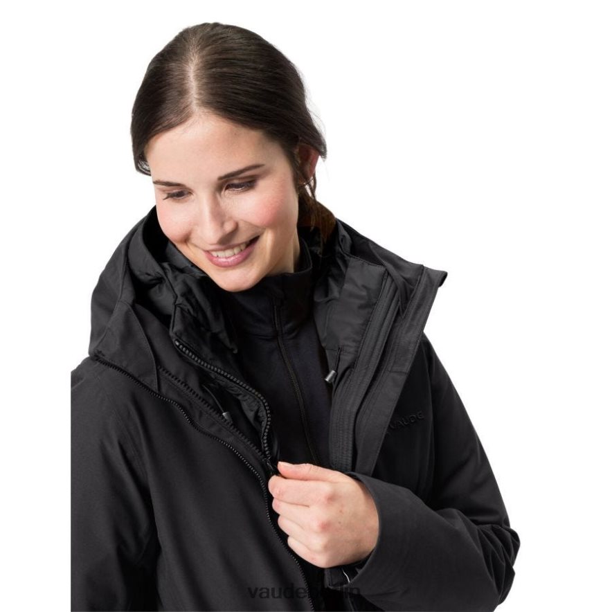 VAUDE Annecy 3-in-1-III-Mantel Schwarz Kleidung HLT448261