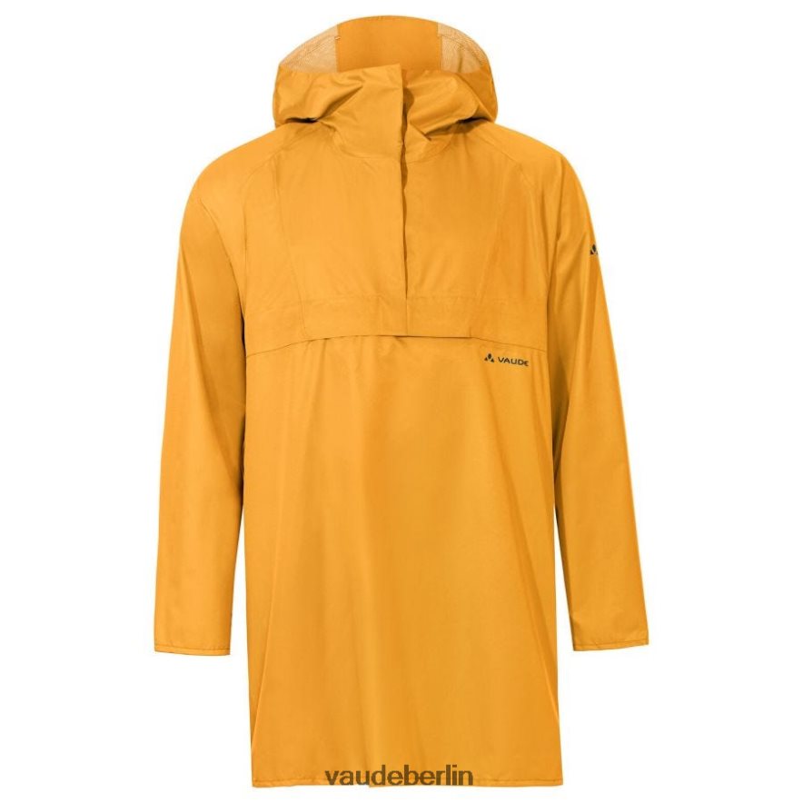 VAUDE Comyou Regenponcho zum Radfahren gelb verbrannt Kleidung HLT448250