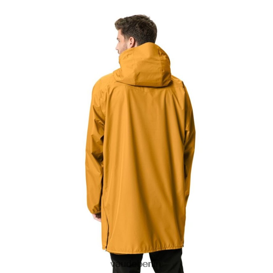 VAUDE Comyou Regenponcho zum Radfahren gelb verbrannt Kleidung HLT448250