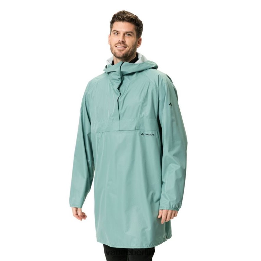 VAUDE Comyou Regenponcho zum Radfahren staubiges Moos Kleidung HLT448253