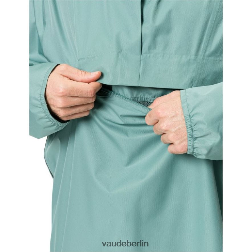 VAUDE Comyou Regenponcho zum Radfahren staubiges Moos Kleidung HLT448253