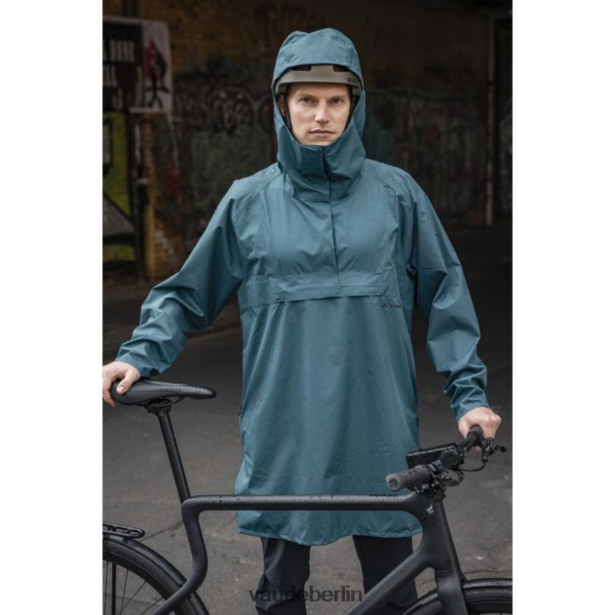 VAUDE Comyou Regenponcho zum Radfahren staubiges Moos Kleidung HLT448253
