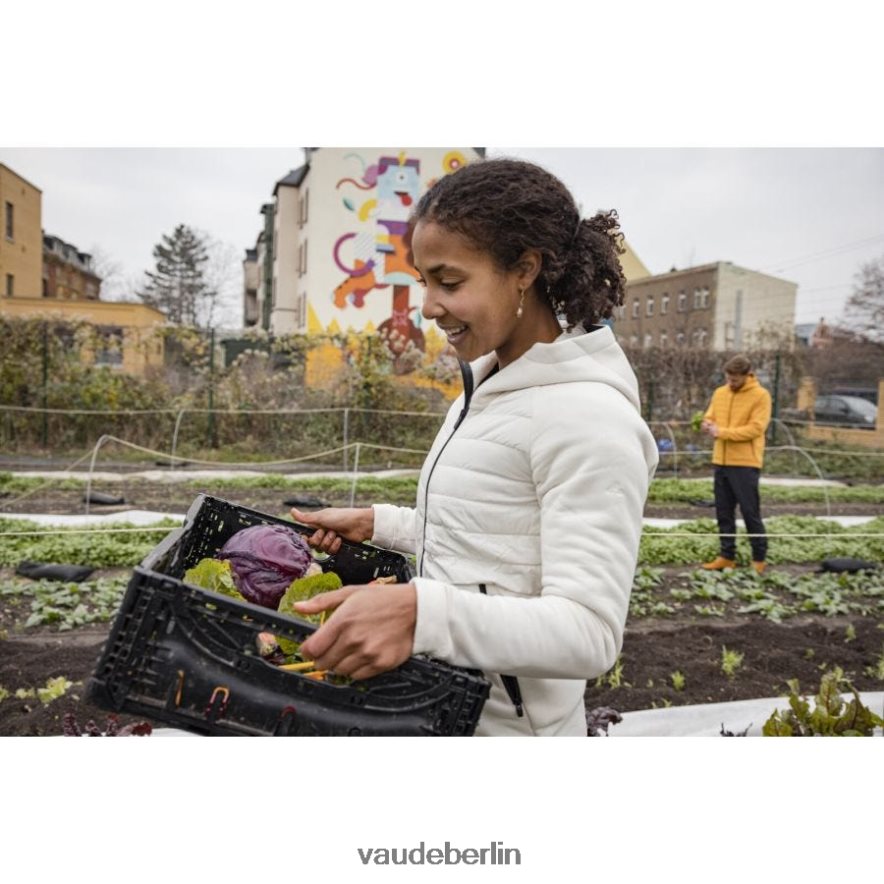 VAUDE Comyou gepolsterte Fahrradjacke staubiges Moos Kleidung HLT448369