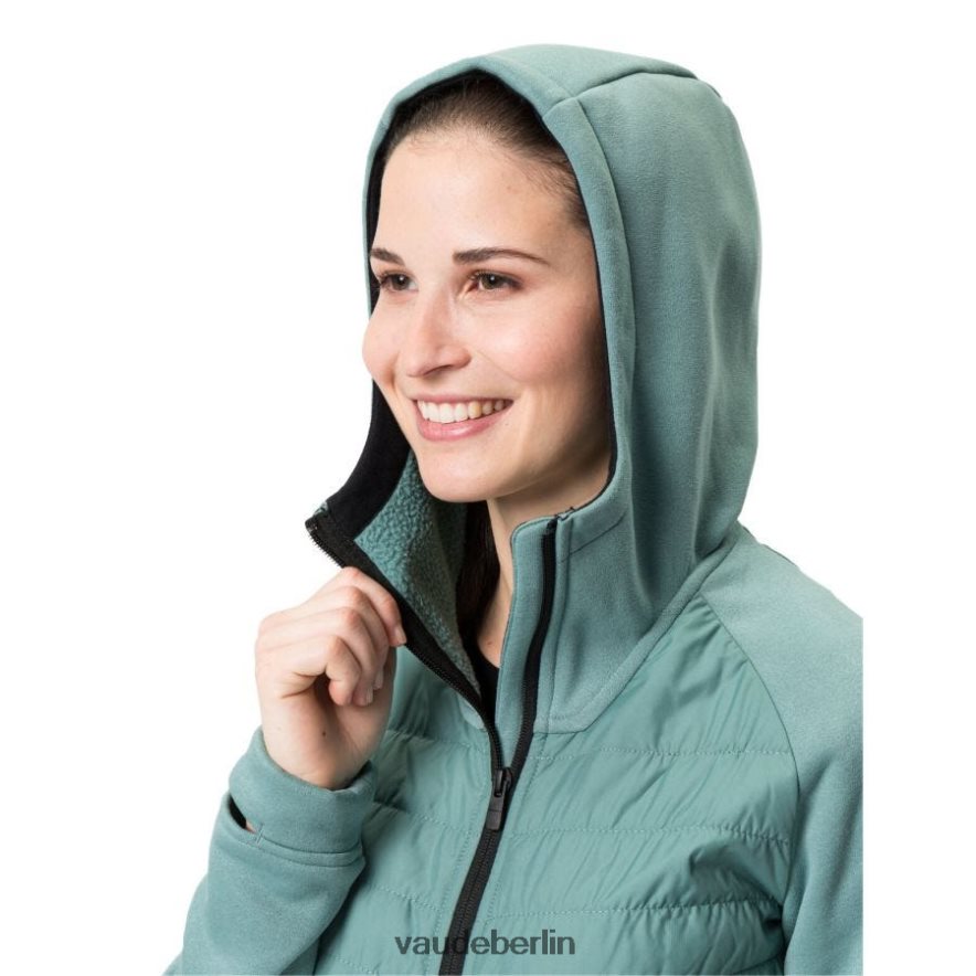 VAUDE Comyou gepolsterte Fahrradjacke staubiges Moos Kleidung HLT448370