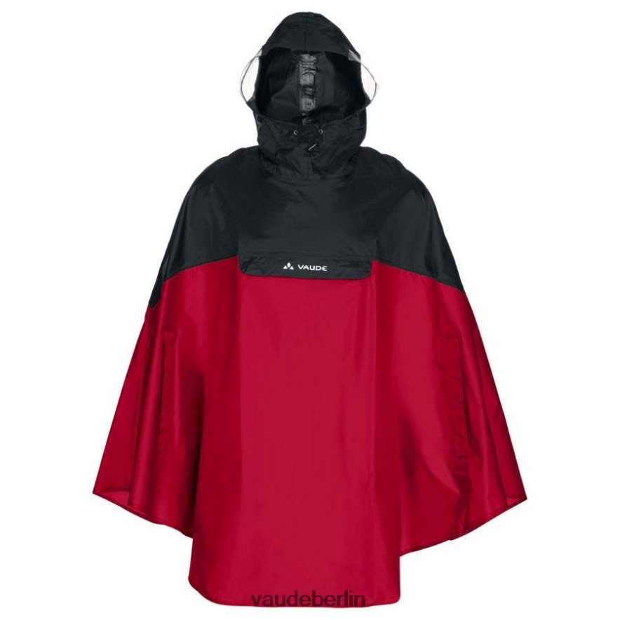VAUDE Covero II Regenponcho indisches Rot Kleidung HLT448245