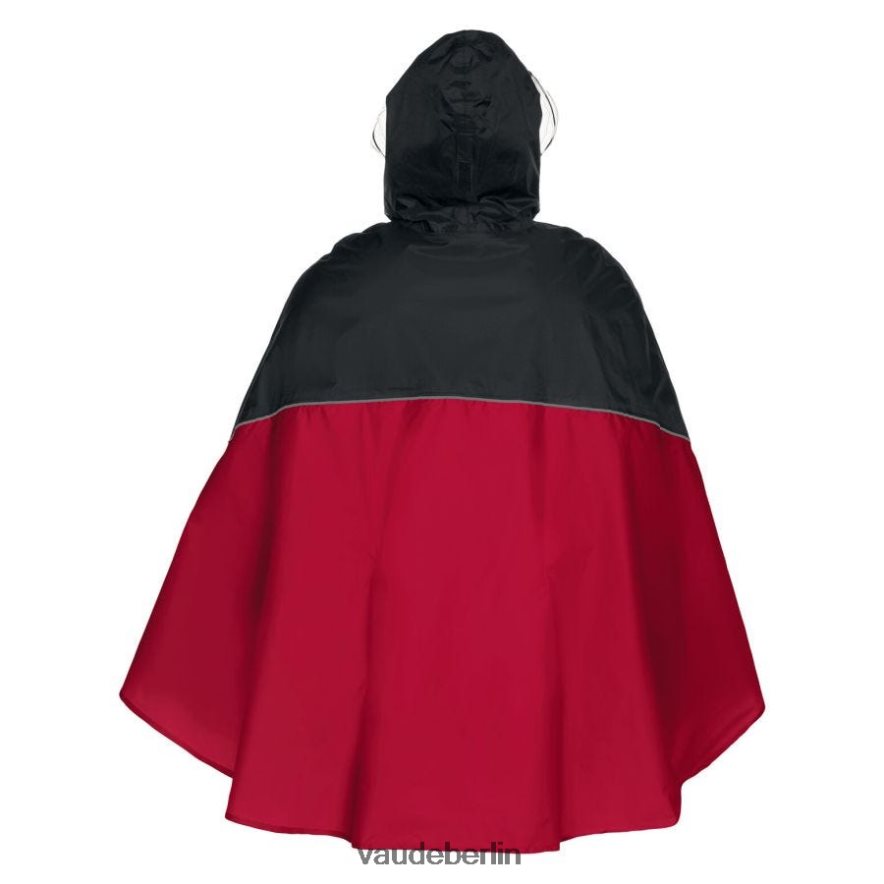 VAUDE Covero II Regenponcho indisches Rot Kleidung HLT448245