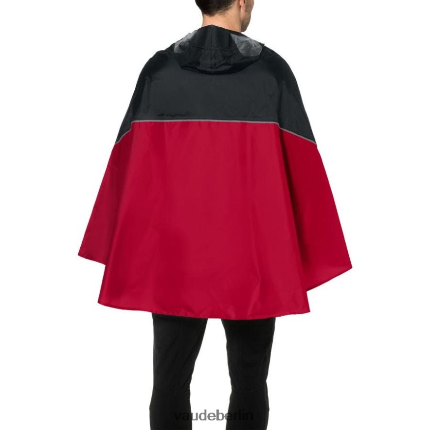 VAUDE Covero II Regenponcho indisches Rot Kleidung HLT448245