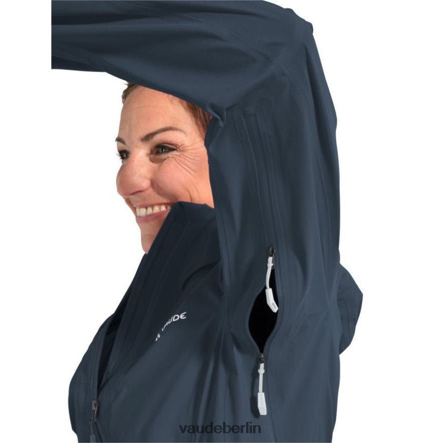 VAUDE Croz III 3-Lagen-Hardshelljacke Stahlblau Kleidung HLT448145