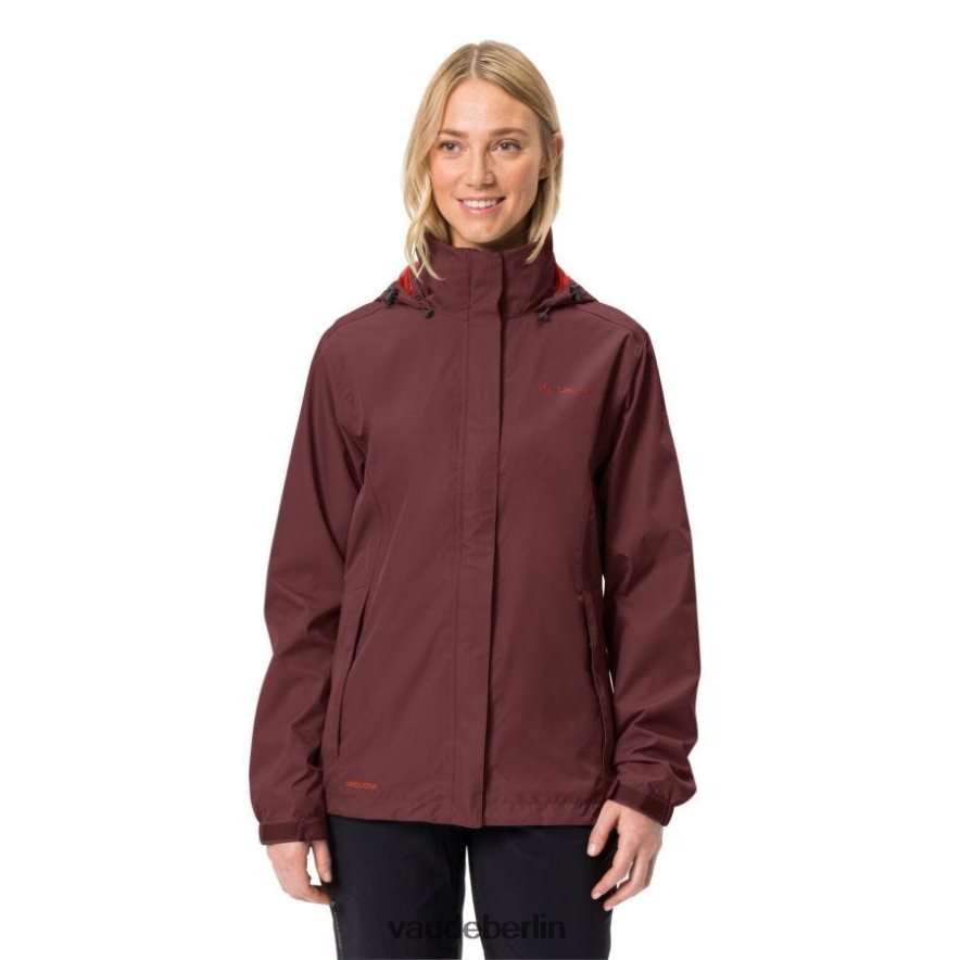 VAUDE Escape leichte Regenjacke dunkle Kirsche Kleidung HLT44820
