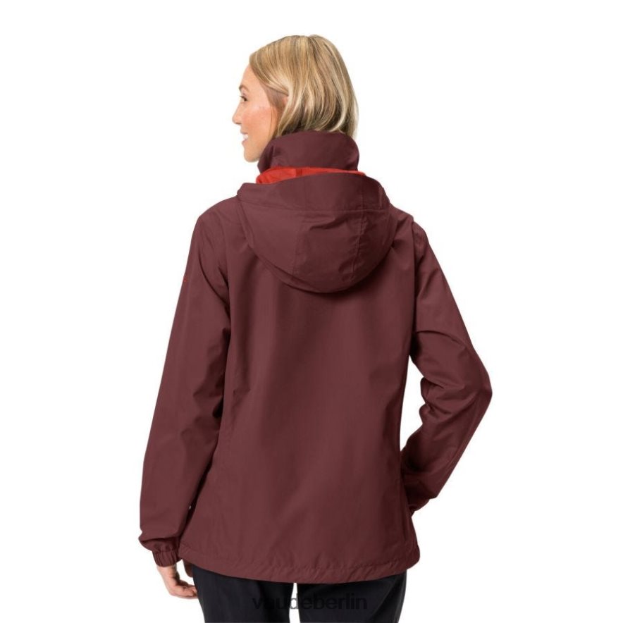 VAUDE Escape leichte Regenjacke dunkle Kirsche Kleidung HLT44820