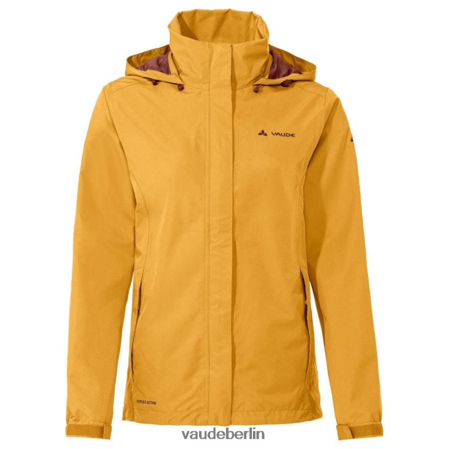 VAUDE Escape leichte Regenjacke gelb verbrannt Kleidung HLT44818