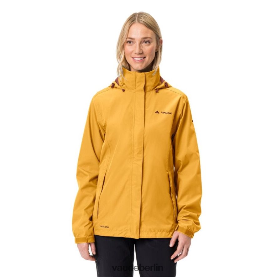 VAUDE Escape leichte Regenjacke gelb verbrannt Kleidung HLT44818