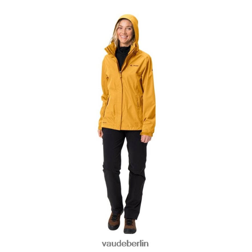 VAUDE Escape leichte Regenjacke gelb verbrannt Kleidung HLT44818