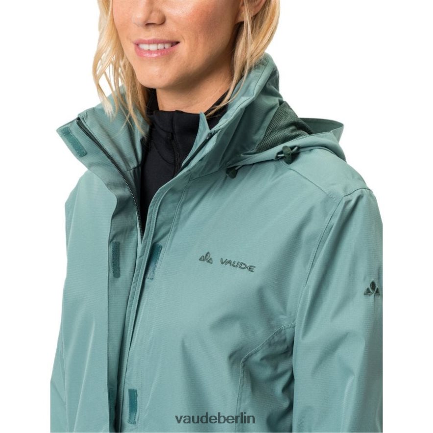 VAUDE Escape leichte Regenjacke staubiges Moos Kleidung HLT44812