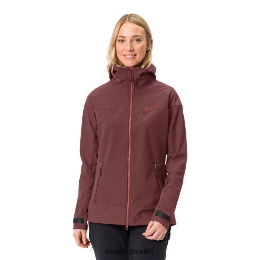 VAUDE Ganzjahres-Elope-Softshelljacke dunkle Kirsche Kleidung HLT44890